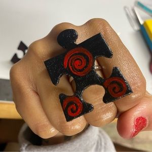 Bundle, Two (2) Rings Jigsaw Saw Horror Movie Franchise